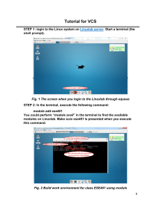 synopsys vcs tutorial