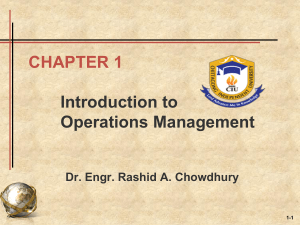OPERATIONS MAGT. CHAPTER 1-BBA