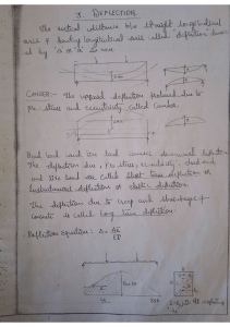 Deflection PSC