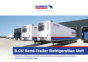 Brochure SCU Semi-Trailer Refrigeration Unit