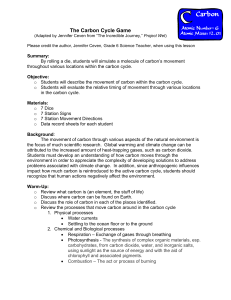 carbon cycle game