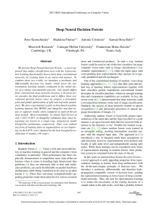 Deep Neural Decision Forests