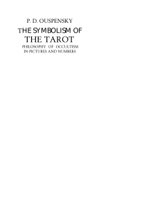 The Symbolism of the Tarot (P. D. Ouspensky) (z-lib.org)