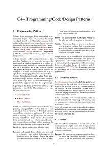 C++ Programming-Code-Design Patterns