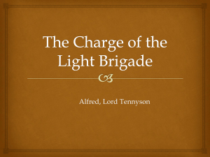 The charge of the Light Brigade