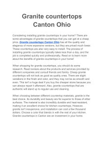 Granite countertops Canton Ohio
