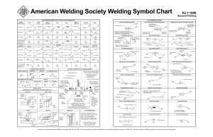 AWS Welding Symbol Chart