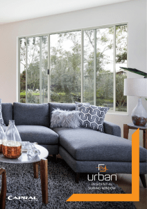 Capral-Urban-280-Sliding-Window Brochure