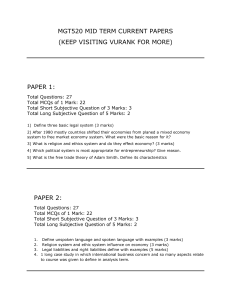 MGT520 MID TERM CURRENT PAPERS Downloaded form vurank