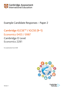 0455 Example Candidate Responses Paper 2 (for examination from 2020)