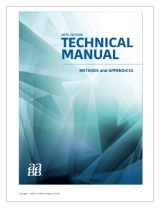 technical-manual-20th-edition-methods-and-appendices