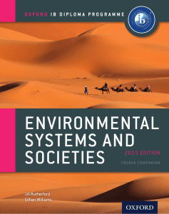 Environmental Systems and Societies - 2015 Edition - Course Companion