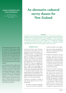 Alternative Cadastral Survey dataset NZ