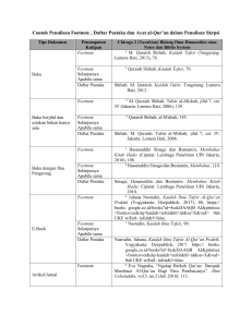 Pedoman Penulisan Catatan Kaki dan Daftar Pustaka Skripsi Turabian Chicago 2 Prodi IAT