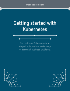 getting started with kubernetes