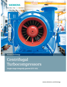 Centrifugal Turbo compressors Single-st..