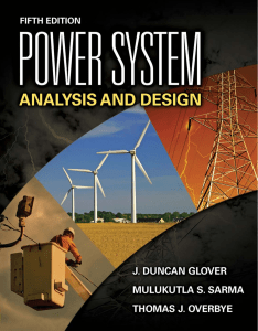 Power System Analysis and Design 5th edt J. Duncan Glover
