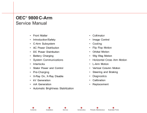 OEC-9800 C-Arm Service Manual