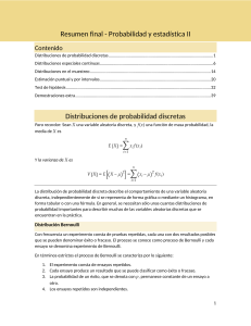 Resumen final Probabilidad y Estadística 2 - UCASAL - S. Fernandez