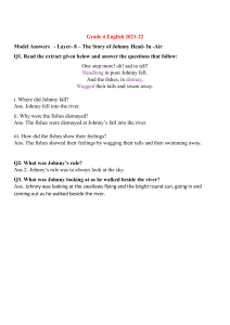 Eng Layer 8 Model Answers- The Story of Johnny Head- In-Air