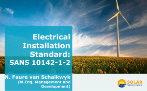 Electrical Installation Standards NF v3