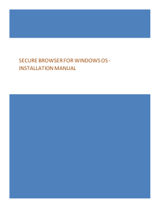 Windows OS-Secure Browser Installation Manual-V2.2.2-20210620
