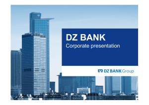DZ BANK Corporate presentation