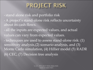 project risk analysis