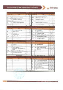 Electrical Engineering Curriculum - University of Hafr Al Batin