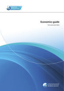 Economics Guide First exams 2022