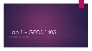 Lab 1 – GEOS 1405