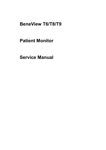 Beneview t6/t8/t9-service-manual-(en)-13-0