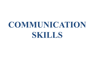 Communication Skills: Effective Communication Guide