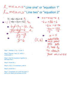 Solving a System of equations by elimination step by step