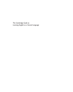 The Cambridge Guide to Learning English as a Second Language (Anne Burns (editor), Jack C. Richards (editor)) (z-lib.org)