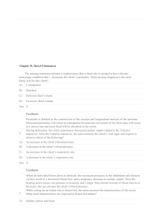 Bowel Elimination: Nursing Textbook Excerpt