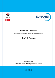 Draft B Report EURAMET-EM-S44