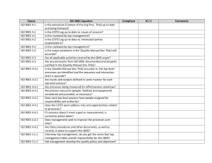 ISO 9001 Audit Checklist in Human English