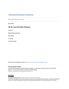5G DL Out-Of-Order Delivery