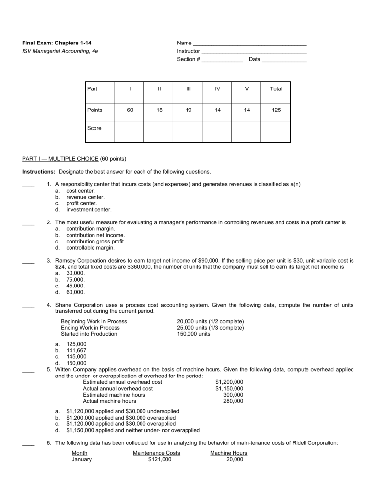 responsibility-accounting