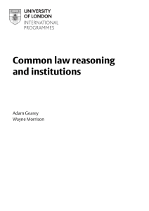 common-law-reasoning-and-institutions-adam-gearey-wayne-morrison