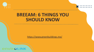 BREEAM  6 THINGS YOU SHOULD KNOW