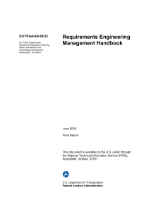 FAA Requirements Engineering Management Handbook