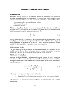 Production Decline Analysis: Exponential, Harmonic, Hyperbolic