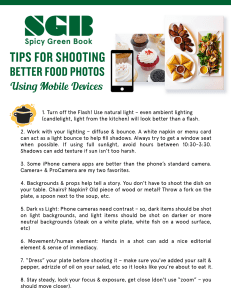 Phone Photography Tips