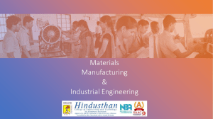 Hindustan Engineering Technical Training in Manufacturing and Industrial Engineering