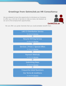 GetMeJob.ae Professional Services