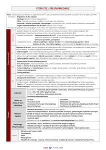 Splenomegalie codex