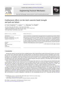 Steel-Concrete Bond Strength: Confinement Effects & Pull-Out Failure