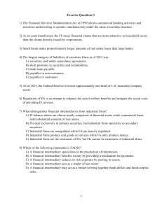 Corporate Finance Exam 1 Preparation